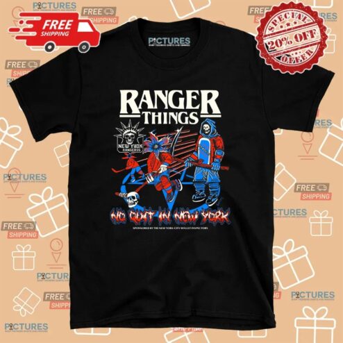 Ranger Things No Quit In New York Rangers Reaper Players T Shirt