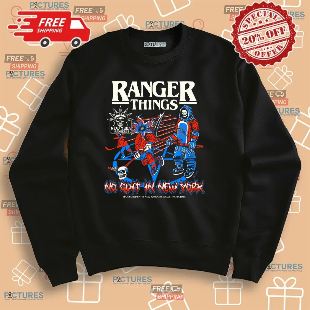 Ranger Things No Quit In New York Rangers Reaper Players T Shirt