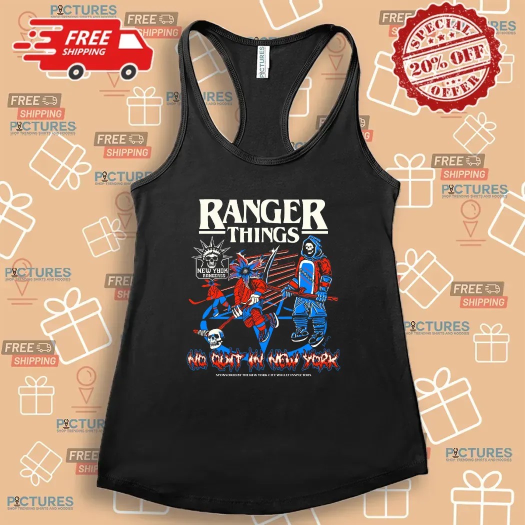 Ranger Things No Quit In New York Rangers Reaper Players T Shirt