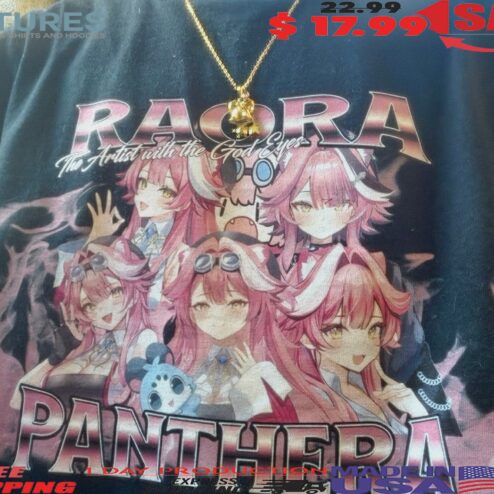 Raora Panthera Hololive The Artist With The God Eyes Vintage Bootleg T Shirt