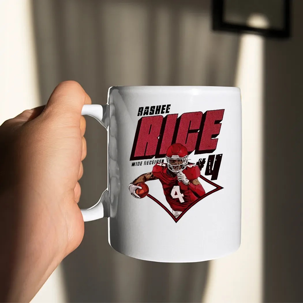 Rashee Rice Kansas City Chiefs Football Player Number 4 Wide Receiver Graphic T Shirt