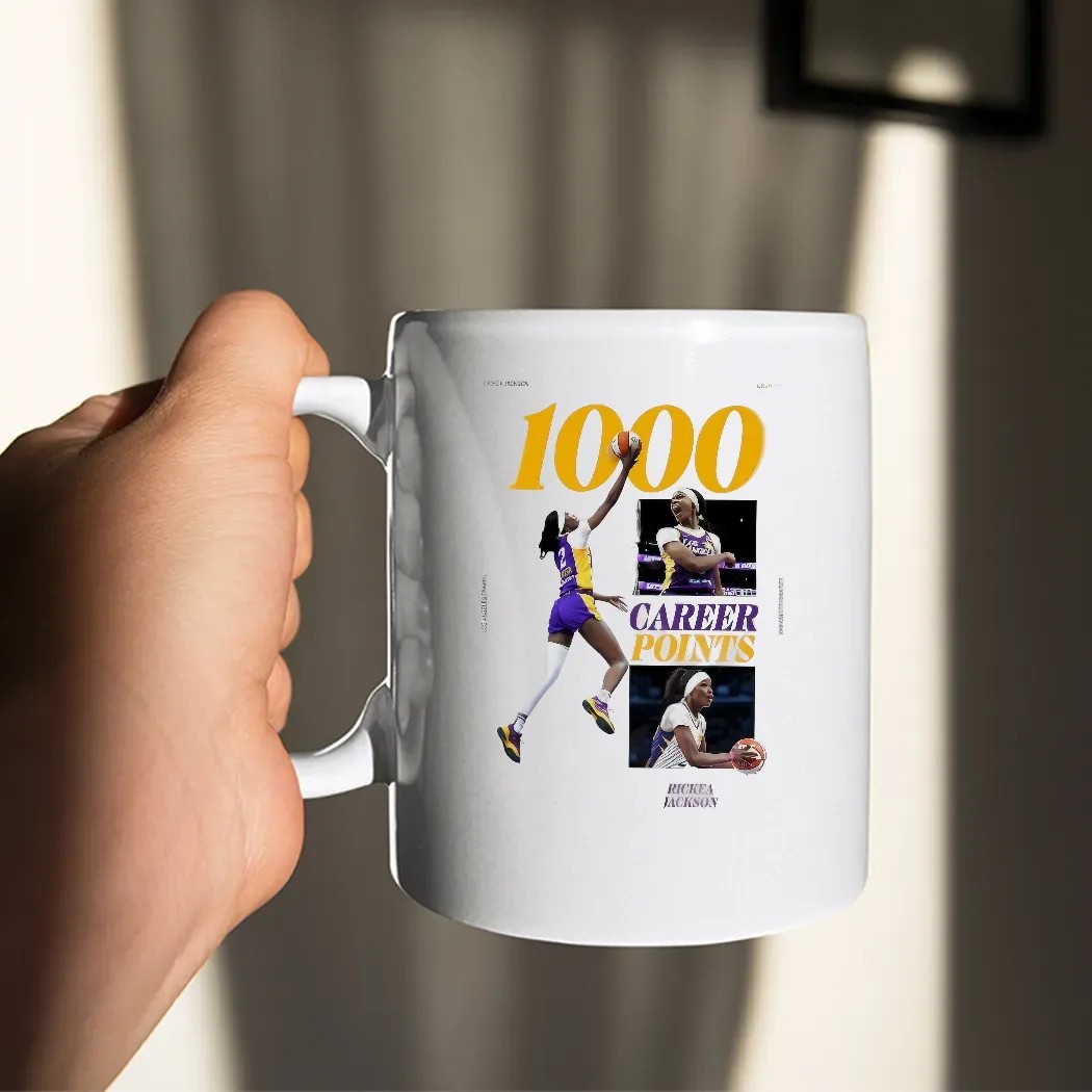 Rickea Jackson Wnba Los Angeles Sparks 1000 Career Points T Shirt
