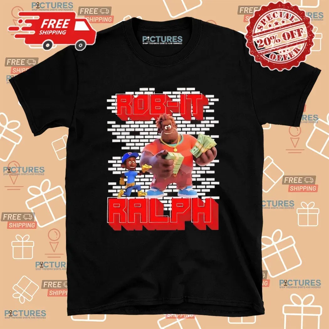 Rob-it Ralph Wreck-it Ralph Parody T Shirt
