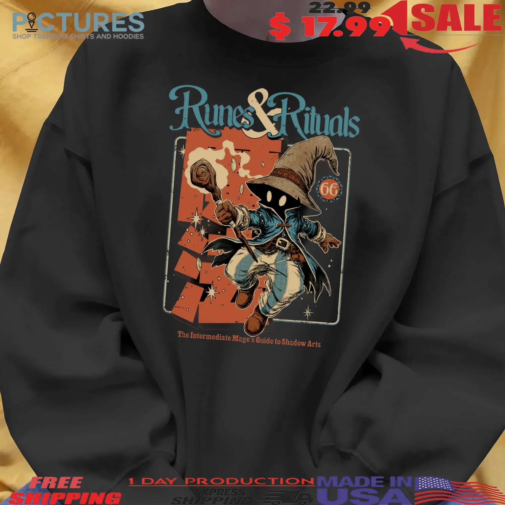 Runes And Rituals The Intermediate Mage's Guide To Shadow Arts T Shirt