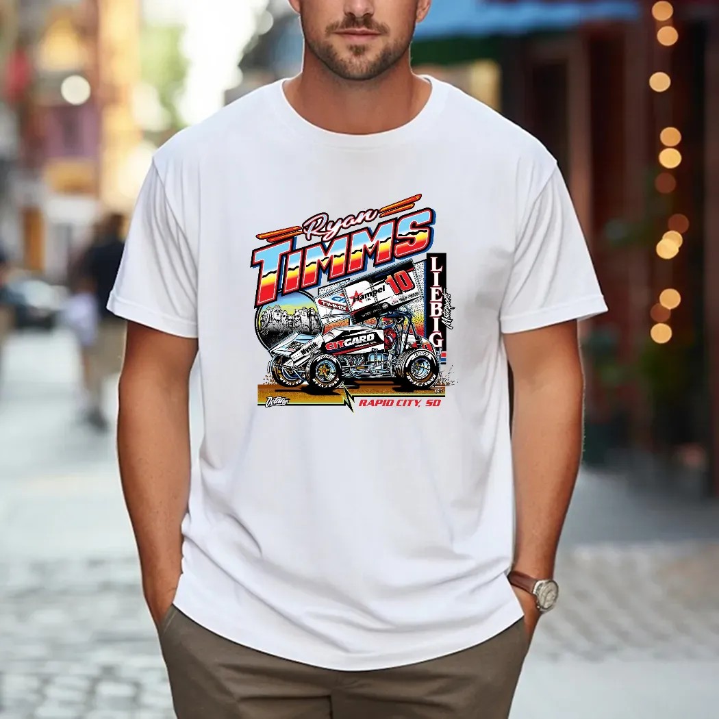 Ryan Timms 10 Citgard Rapid City SD Liebig Motorsports T Shirt Ryan Timms 10 Citgard Rapid City SD Liebig Motorsports T Shirt