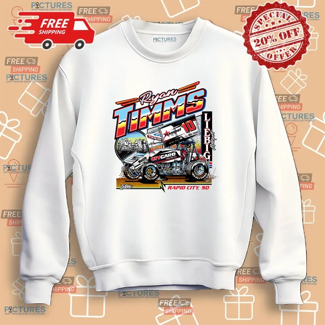 Ryan Timms 10 Citgard Rapid City SD Liebig Motorsports T Shirt Ryan Timms 10 Citgard Rapid City SD Liebig Motorsports T Shirt
