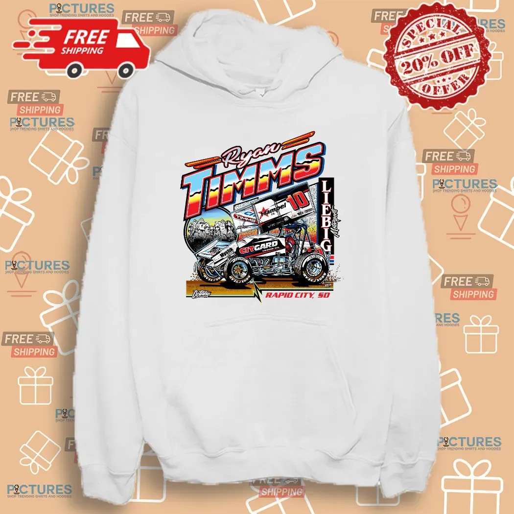 Ryan Timms 10 Citgard Rapid City SD Liebig Motorsports T Shirt Ryan Timms 10 Citgard Rapid City SD Liebig Motorsports T Shirt