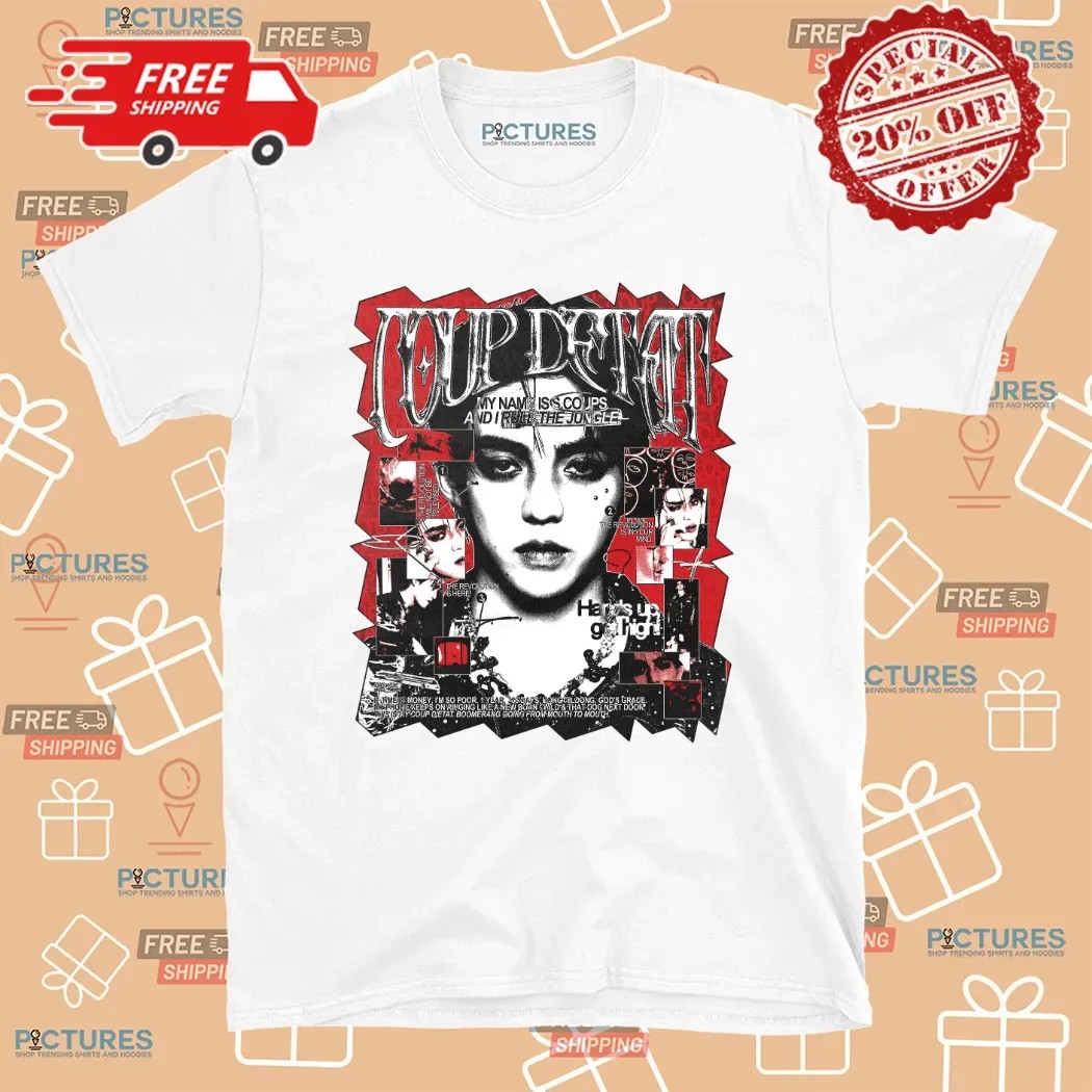 S.Coups SEVENTEEN Defeat My Name Is S.Coups And I Rule The Jungle Hand Up Get High T Shirt