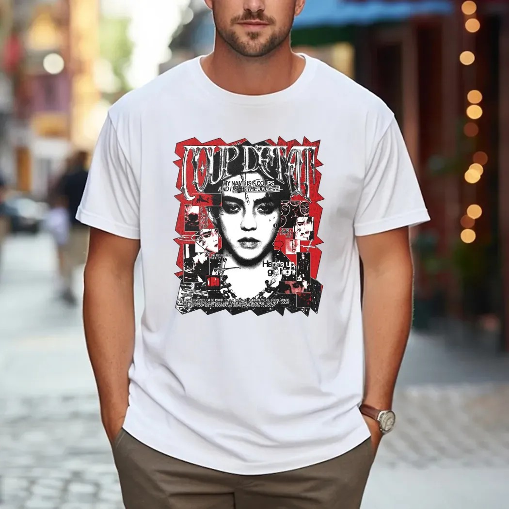 S.Coups SEVENTEEN Defeat My Name Is S.Coups And I Rule The Jungle Hand Up Get High T Shirt