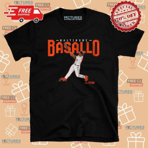 Samuel Basallo Baltimore Orioles Baseball Slugger Swing T Shirt