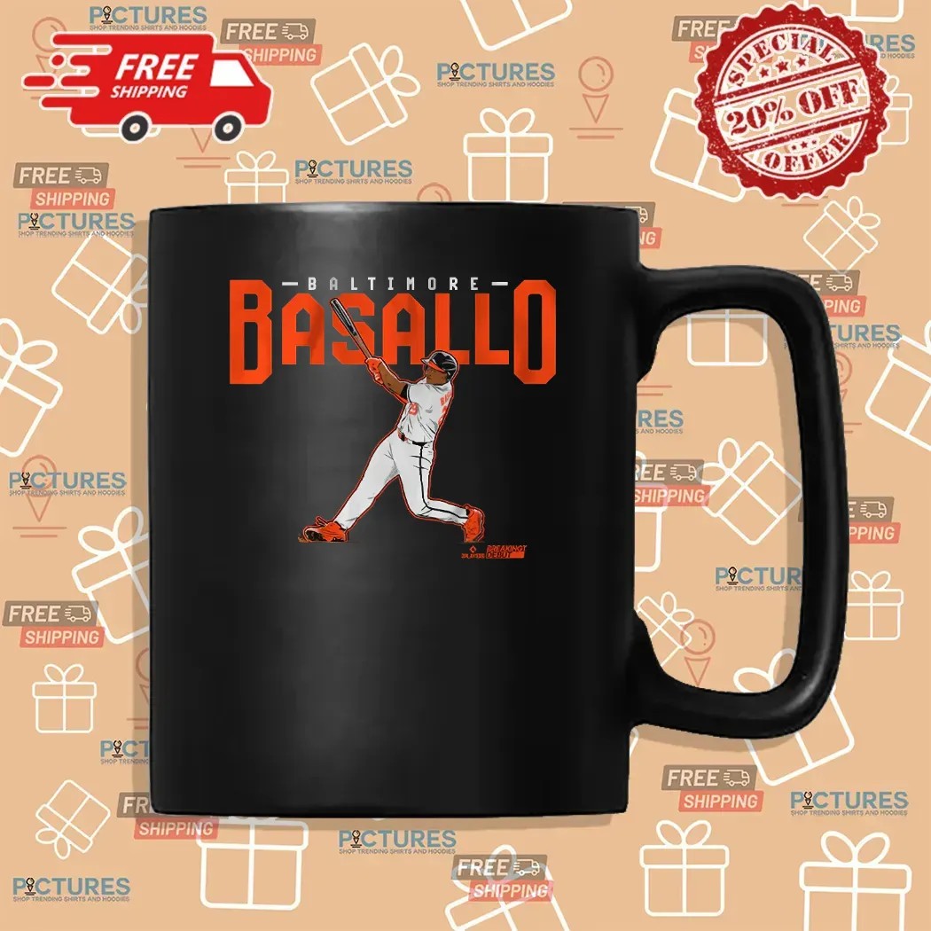 Samuel Basallo Baltimore Orioles Baseball Slugger Swing T Shirt