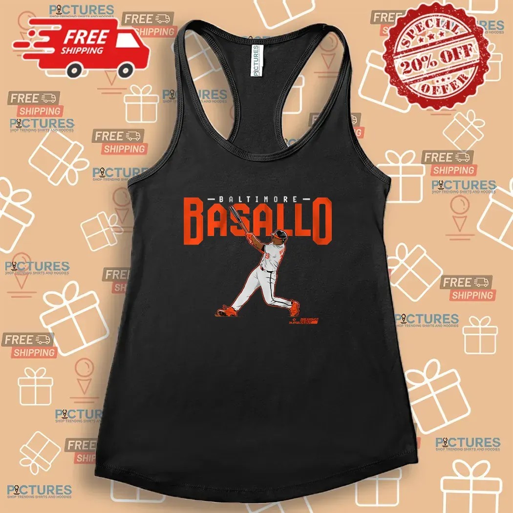Samuel Basallo Baltimore Orioles Baseball Slugger Swing T Shirt