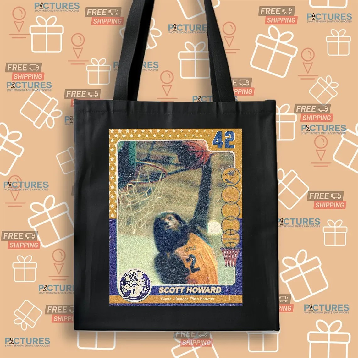 Scott Howard Teen Wolf Trading Card Guard Beacon Town Beaver T Shirt