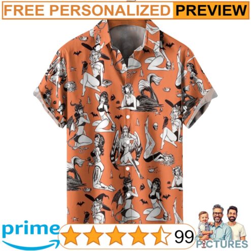 Sexy Girls Pattern Halloween 3D All Over Print T Shirt