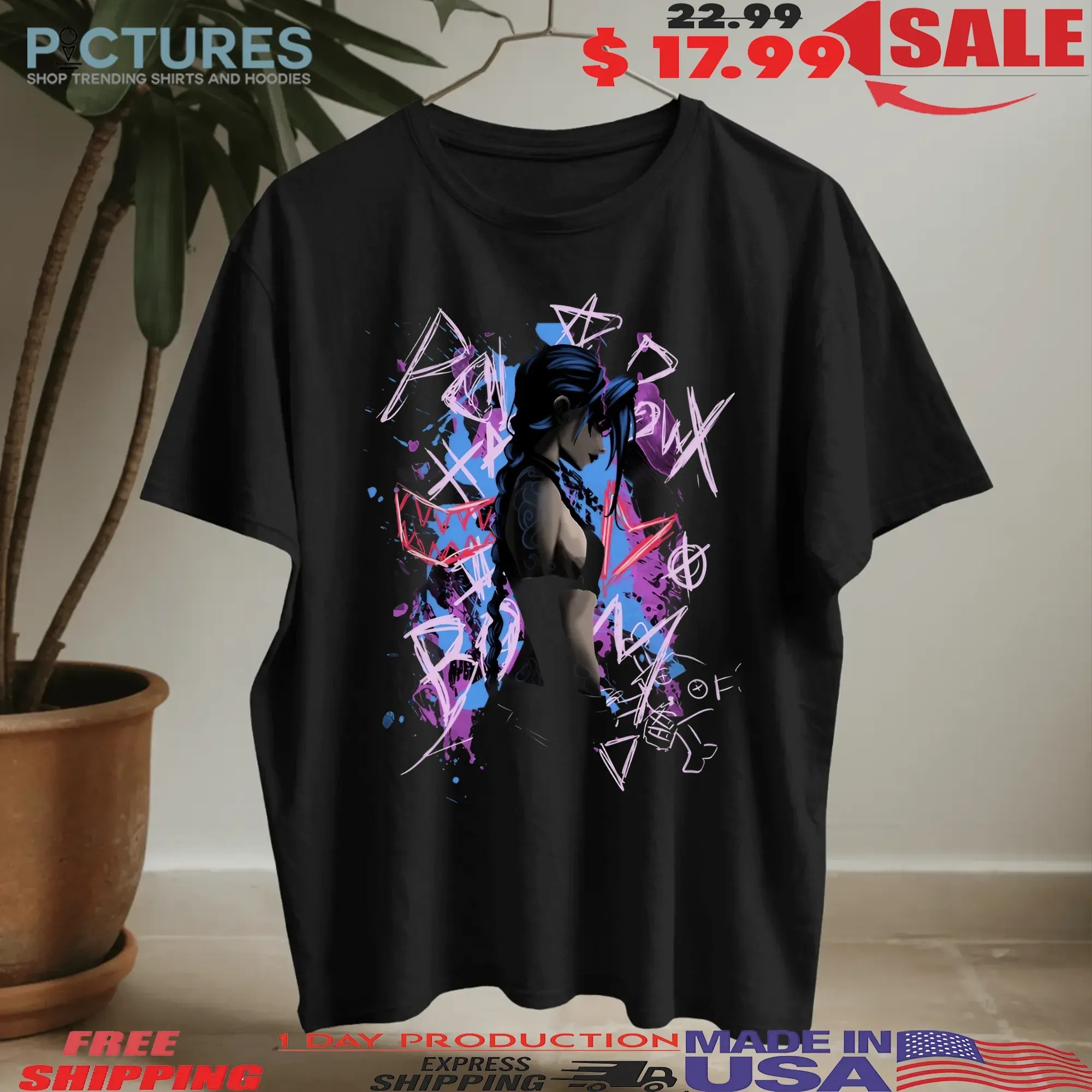 Shadow Jinx Graphic T Shirt