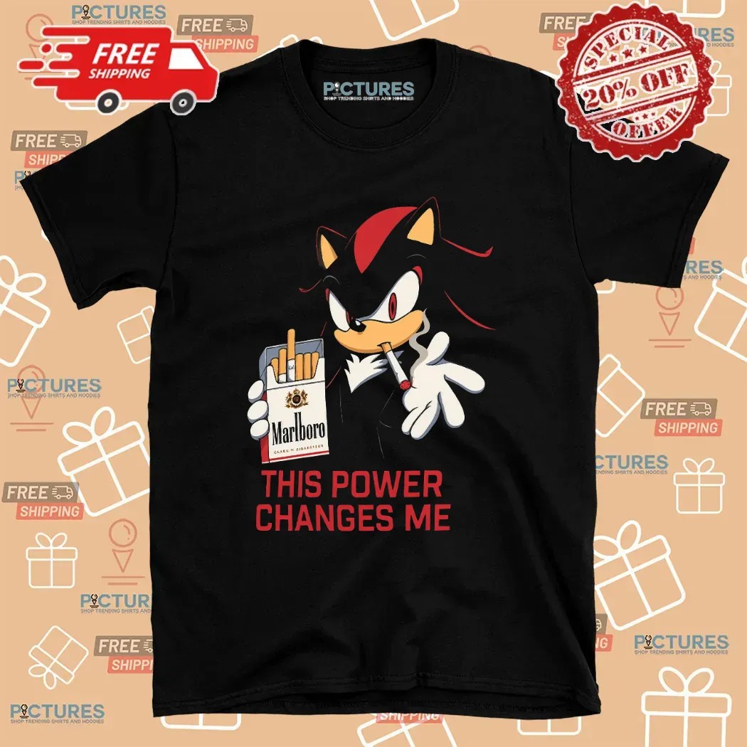 Shadow Smoking Marlboro This Power Changes Me Ver 2 T Shirt