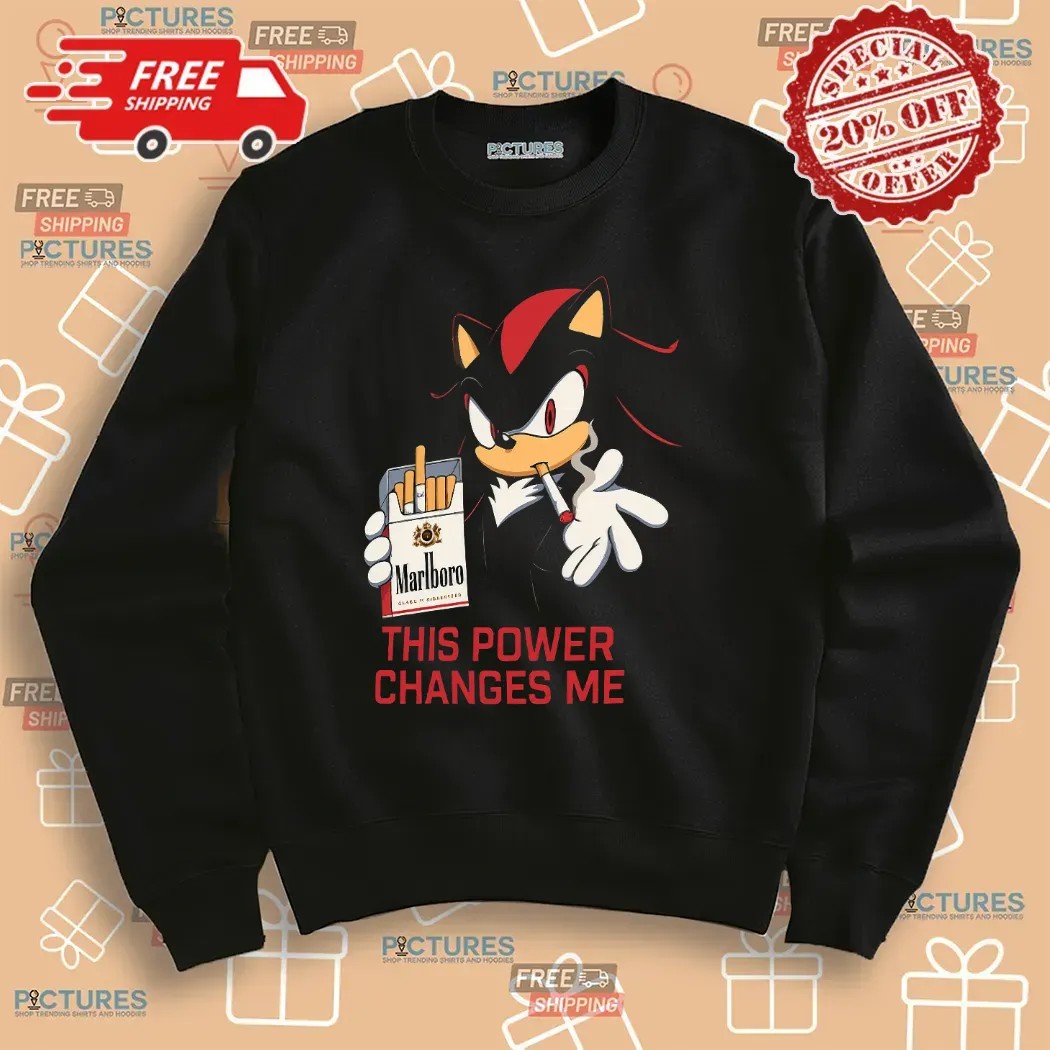 Shadow Smoking Marlboro This Power Changes Me Ver 2 T Shirt