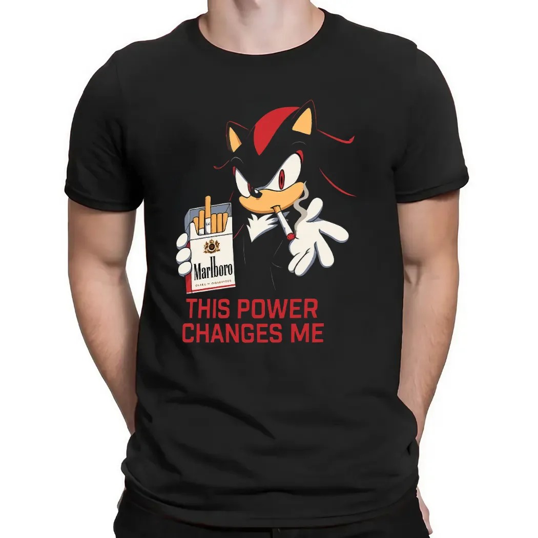 Shadow Smoking Marlboro This Power Changes Me Ver 2 T Shirt