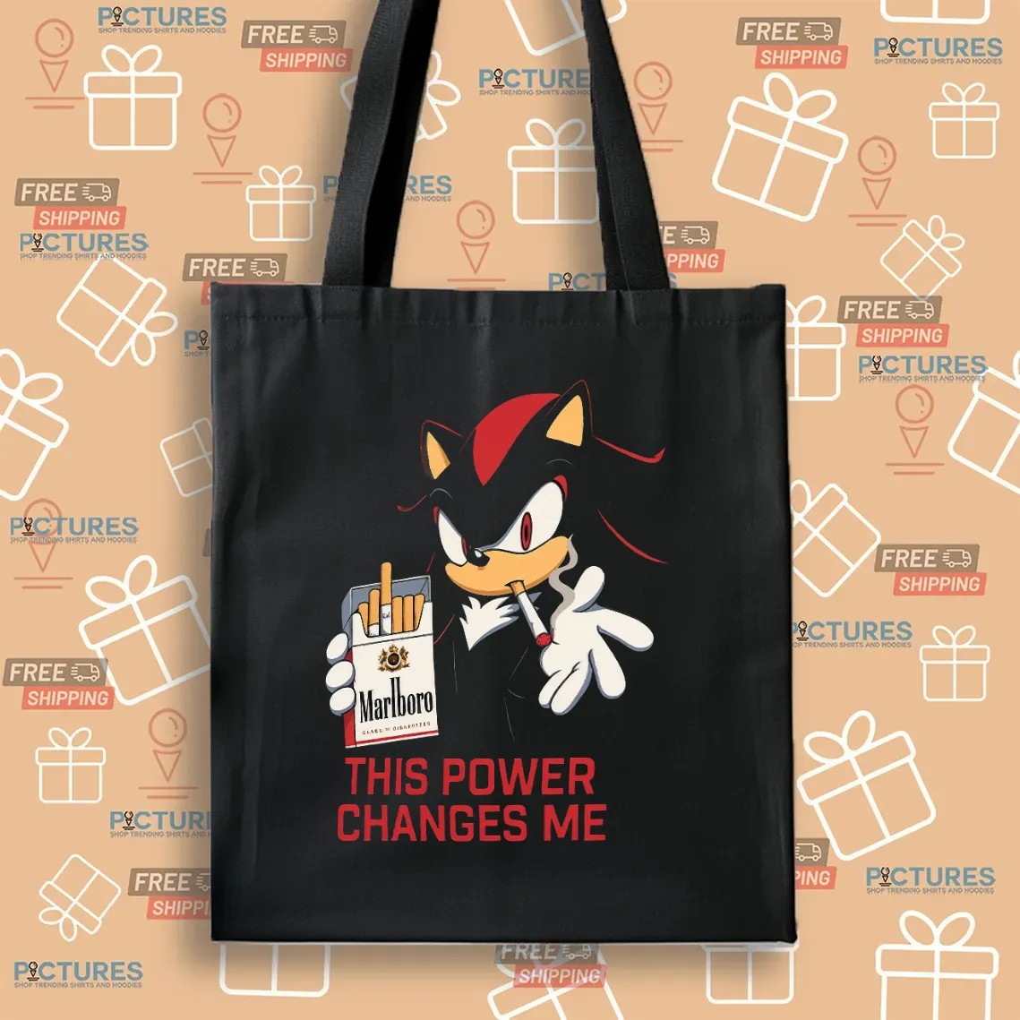 Shadow Smoking Marlboro This Power Changes Me Ver 2 T Shirt