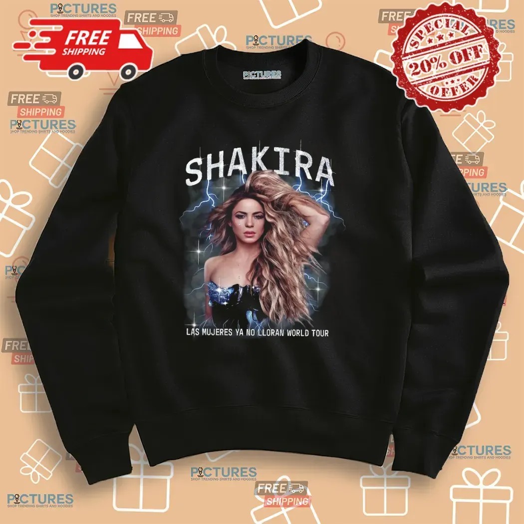 Shakira Las Mujeres Ya No Lloran World Tour 2025 T Shirt