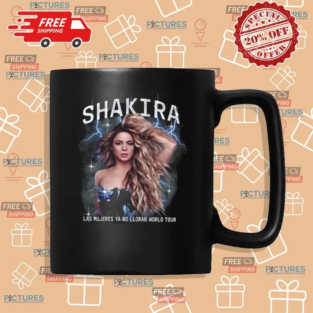 Shakira Las Mujeres Ya No Lloran World Tour 2025 T Shirt