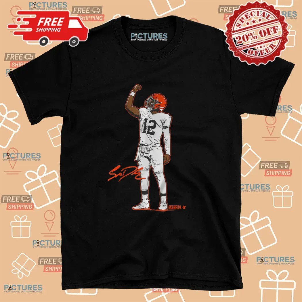 Shedeur Sanders Superstar Pose Signature T Shirt