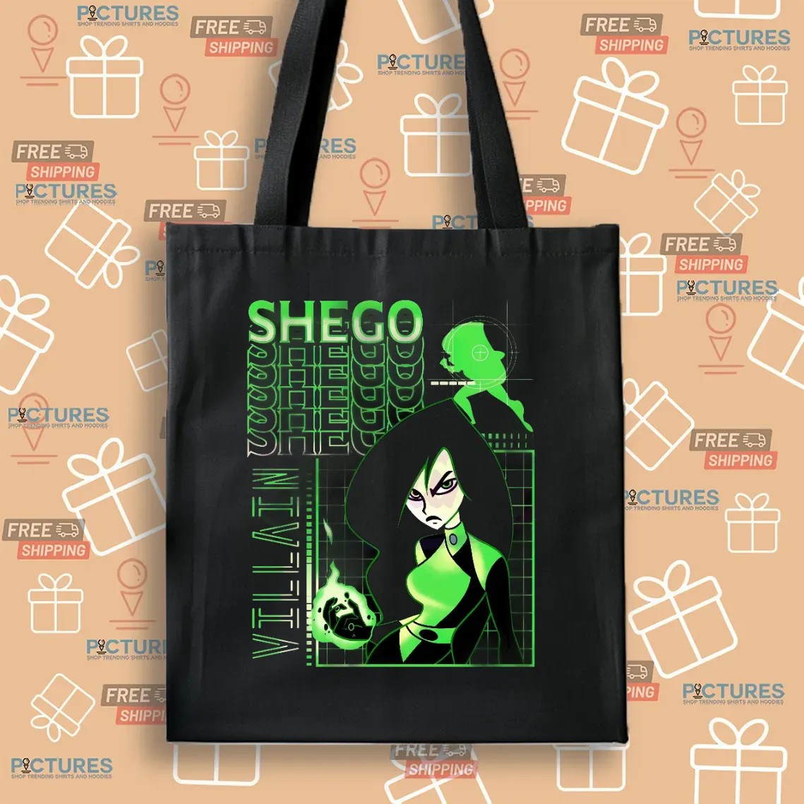 Shego Kim Possible Neon Villain Graphic T Shirt Shego Kim Possible Neon Villain Graphic T Shirt