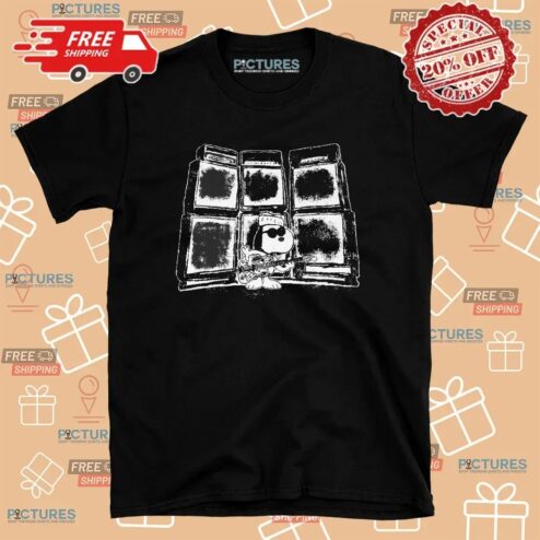 Shoegaze Snoopy The Peanuts T Shirt