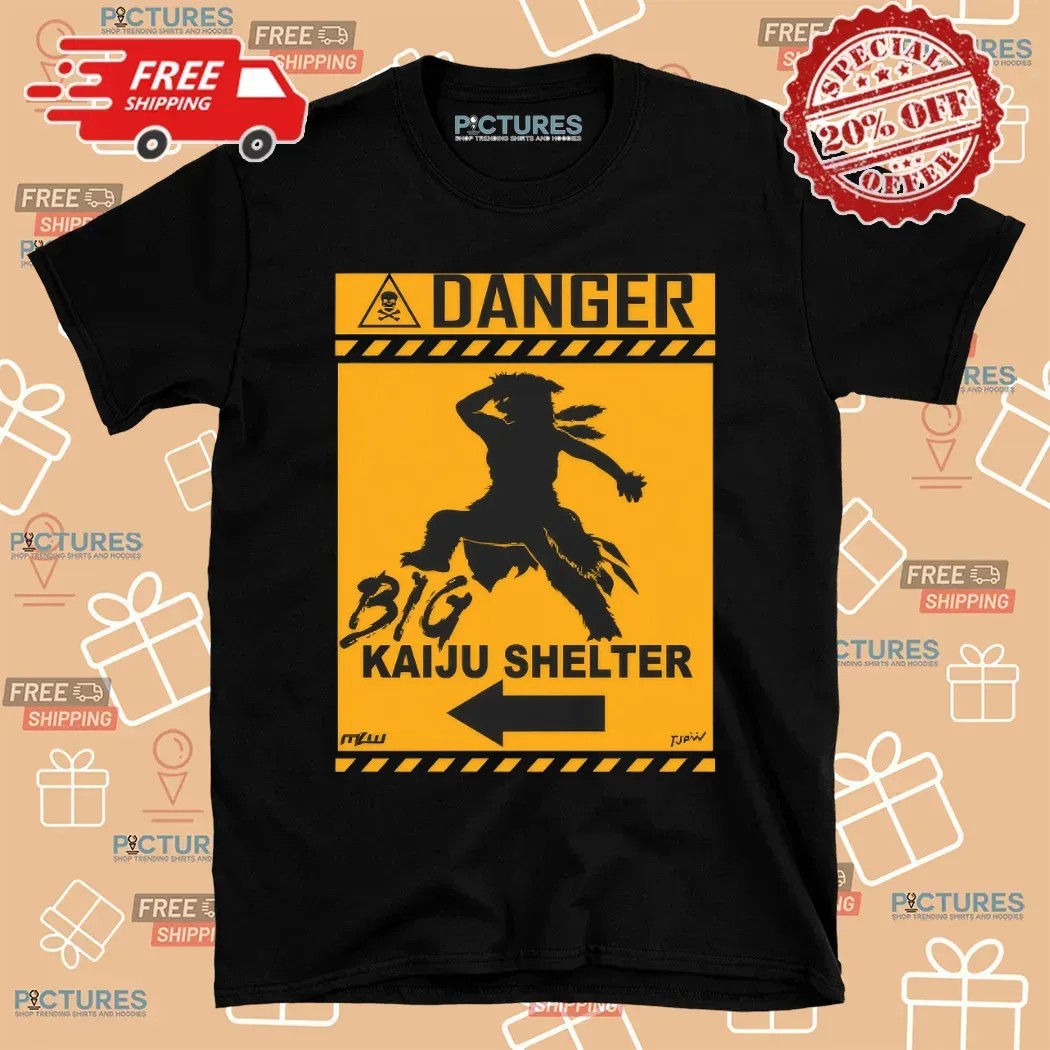 Shoko Nakajima Danger Sign Big Kaiju Shelter T Shirt