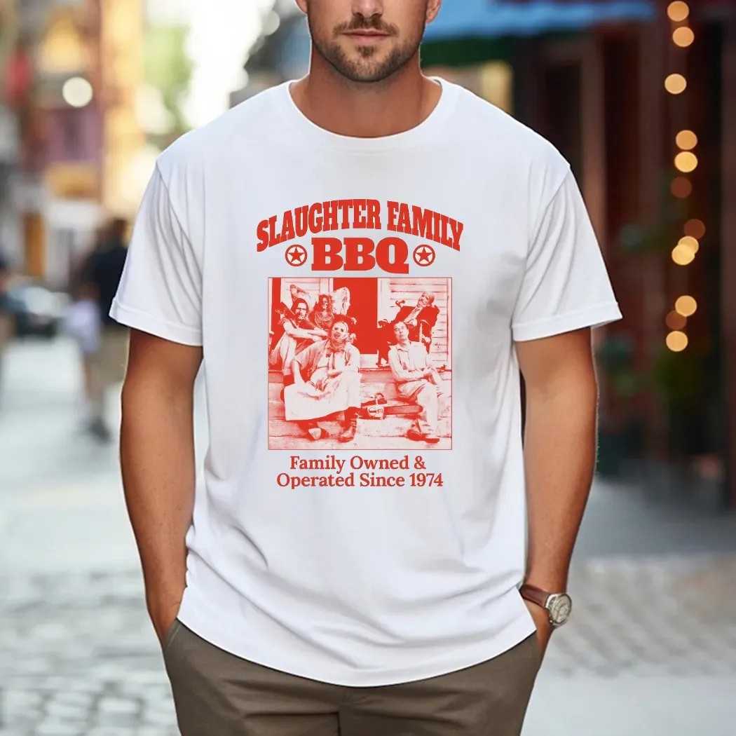 Slaughter Family BBQ Family Owned And Operated Since 1974 Graphic T Shirt Slaughter Family BBQ Family Owned And Operated Since 1974 Graphic T Shirt