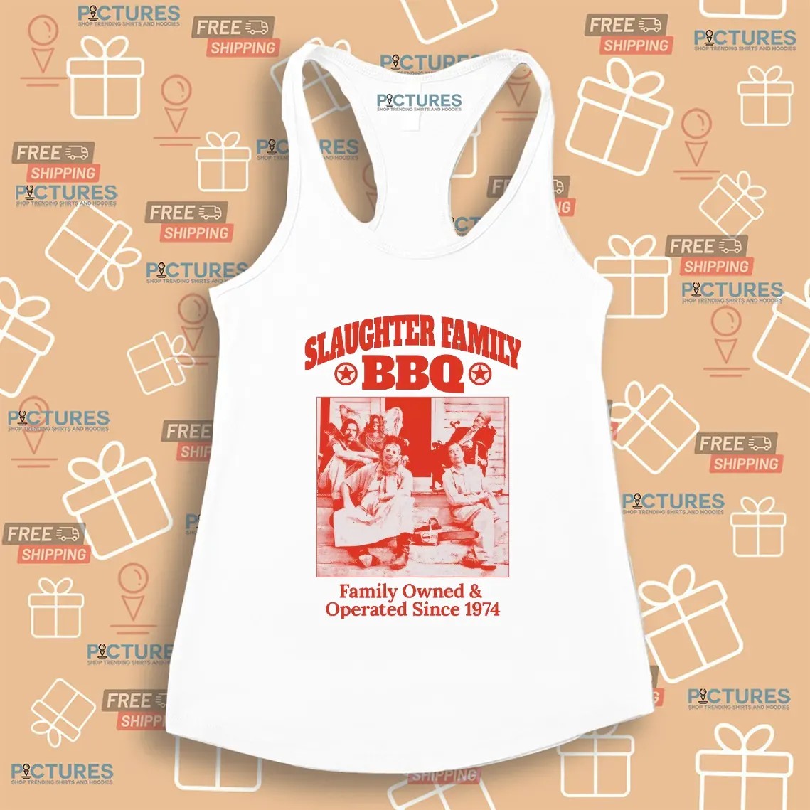 Slaughter Family BBQ Family Owned And Operated Since 1974 Graphic T Shirt Slaughter Family BBQ Family Owned And Operated Since 1974 Graphic T Shirt