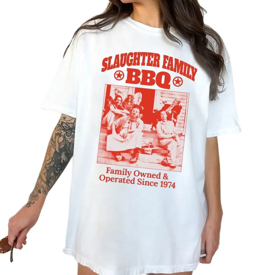 Slaughter Family BBQ Family Owned And Operated Since 1974 Graphic T Shirt Slaughter Family BBQ Family Owned And Operated Since 1974 Graphic T Shirt