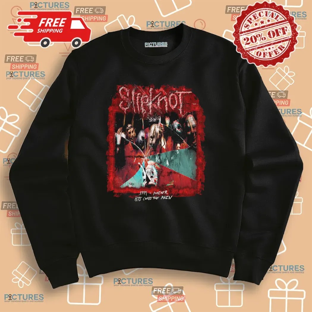 Slipknot Self Titled Track List 1999 Forever Here Comes The Pain T Shirt