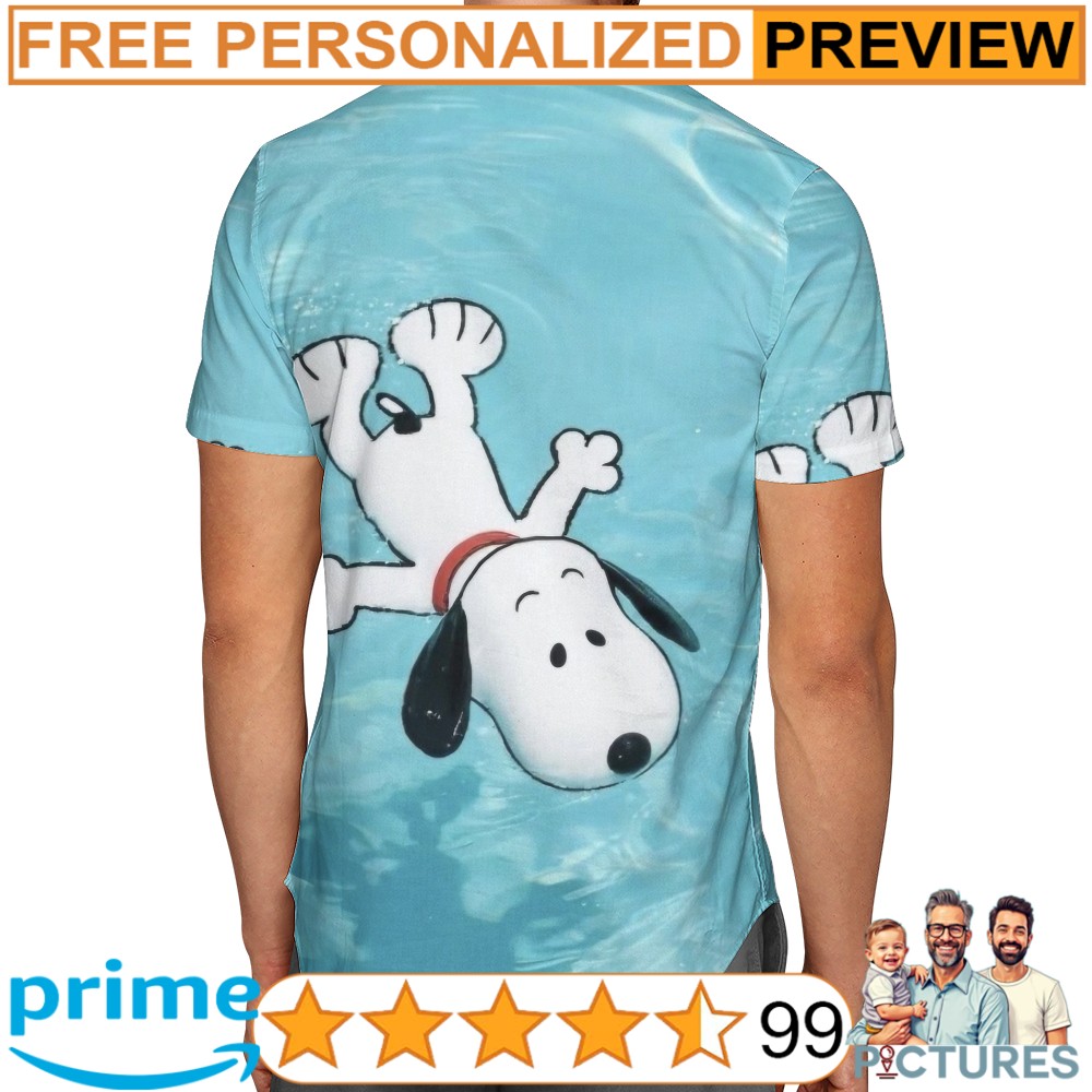 Snoopy The Peanuts Floating Chill Summer 3D All Over Print Shirt Snoopy The Peanuts Floating Chill Summer 3D All Over Print Shirt