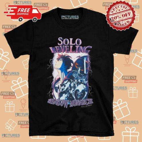 Solo Leveling Sung Jinwoo Shadow Monarch Graphic T Shirt