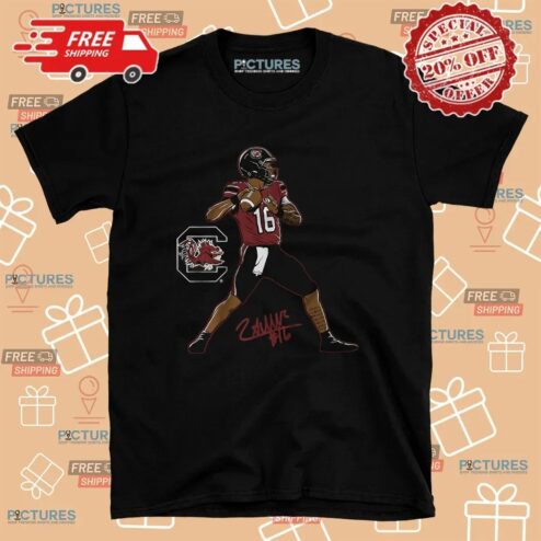 South Carolina Football LaNorris Sellers Superstar Pose Signature T Shirt