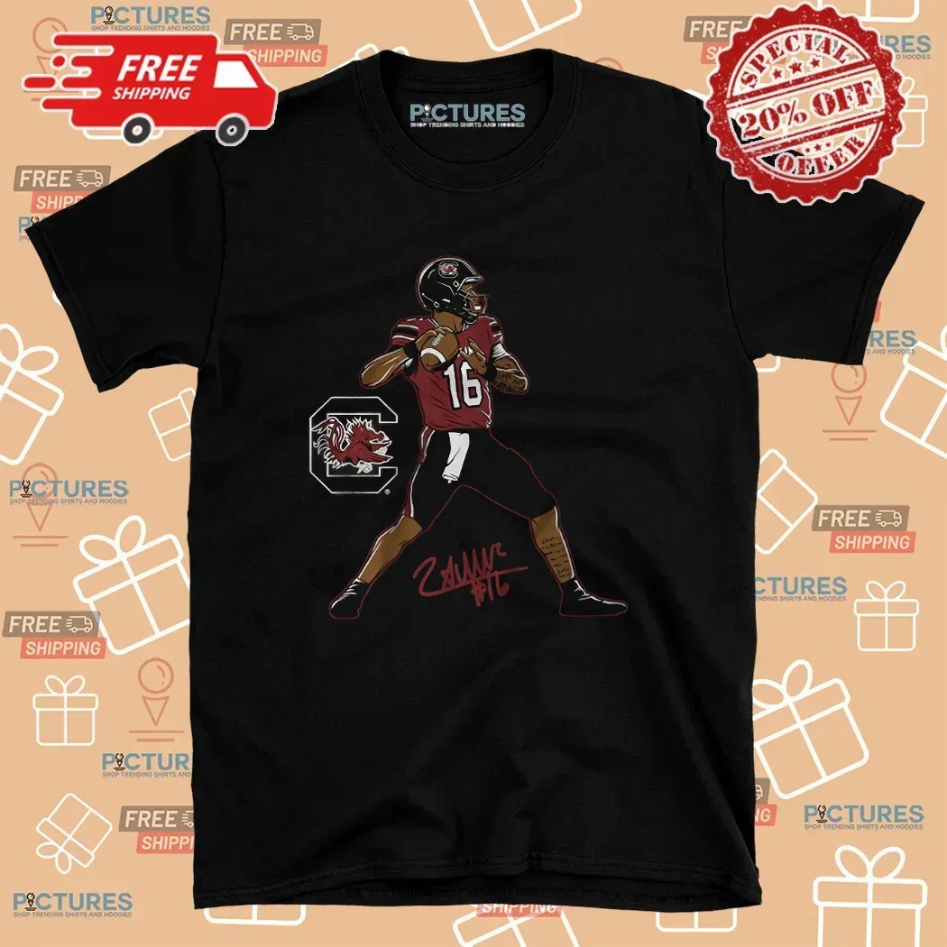 South Carolina Football LaNorris Sellers Superstar Pose Signature T Shirt
