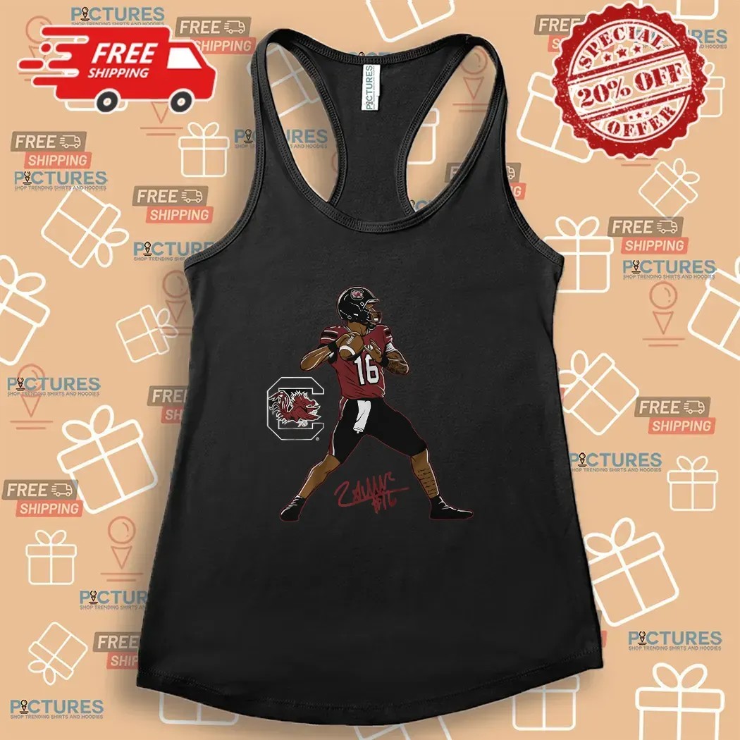 South Carolina Football LaNorris Sellers Superstar Pose Signature T Shirt