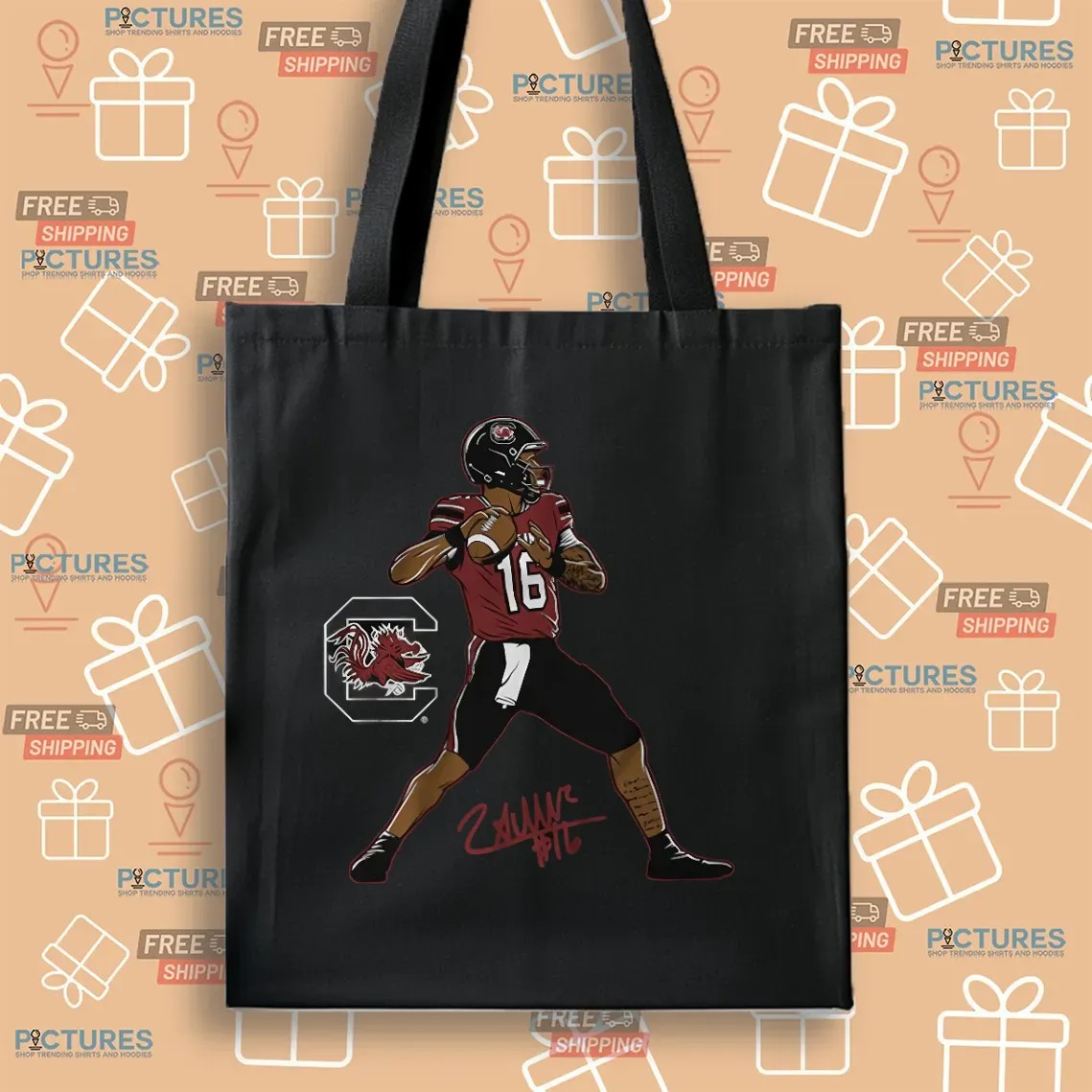 South Carolina Football LaNorris Sellers Superstar Pose Signature T Shirt