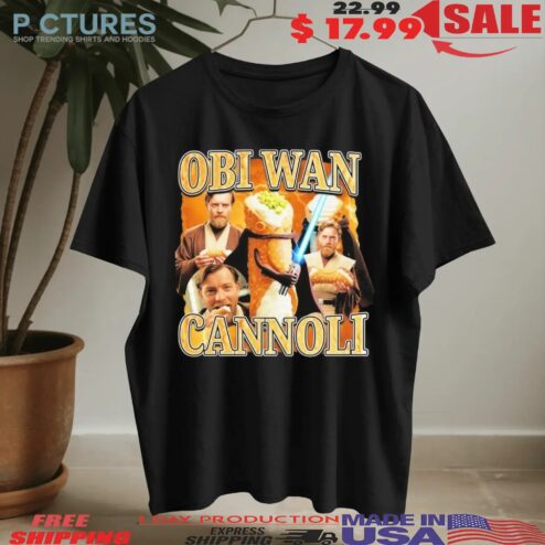 Star Wars Obi Wan Cannoli Vintage Bootleg T Shirt