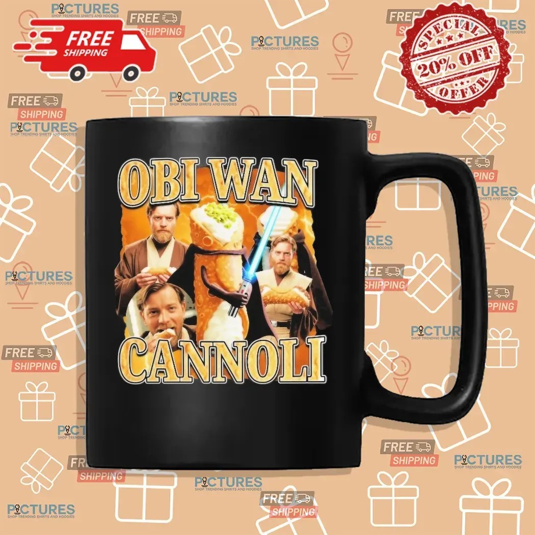 Star Wars Obi Wan Cannoli Vintage Bootleg T Shirt