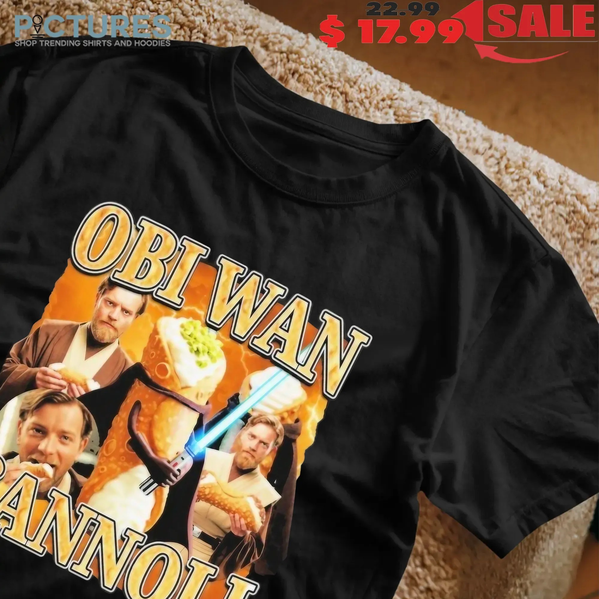 Star Wars Obi Wan Cannoli Vintage Bootleg T Shirt