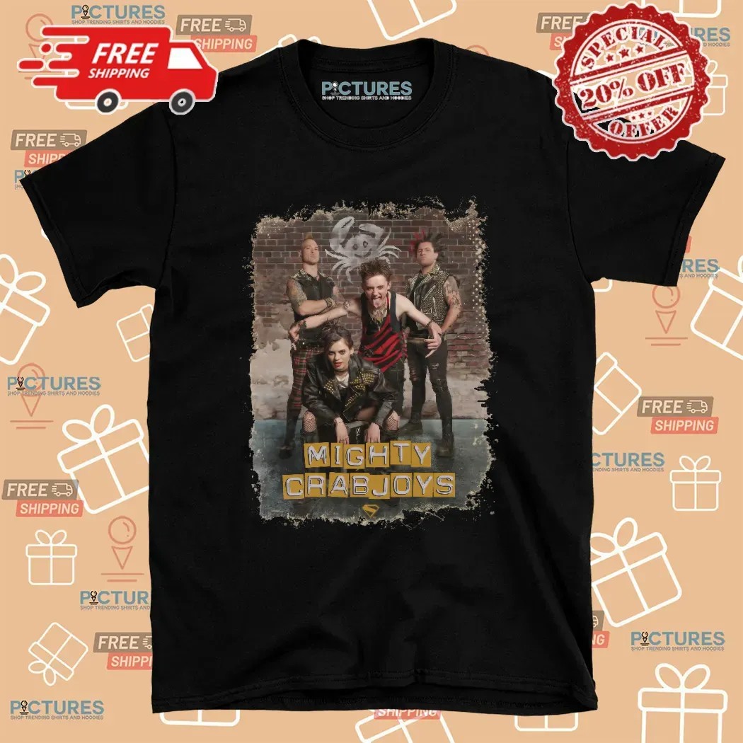 Superman 2025 Movie Mighty Crabjoys Faded T Shirt