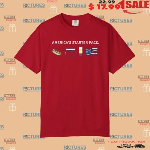 Surfside America's Starter Pack Hotdog T Shirt
