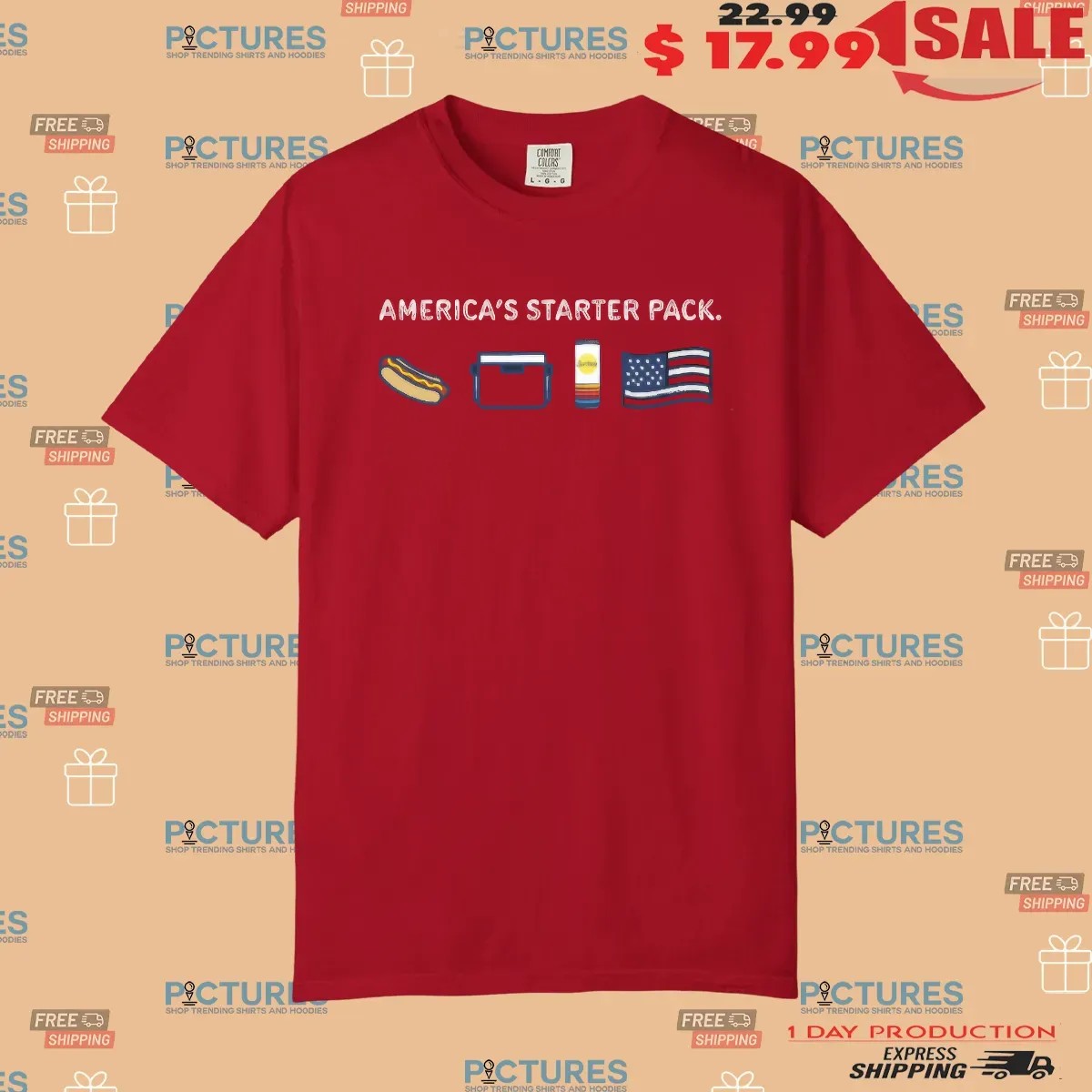 Surfside America's Starter Pack Hotdog T Shirt