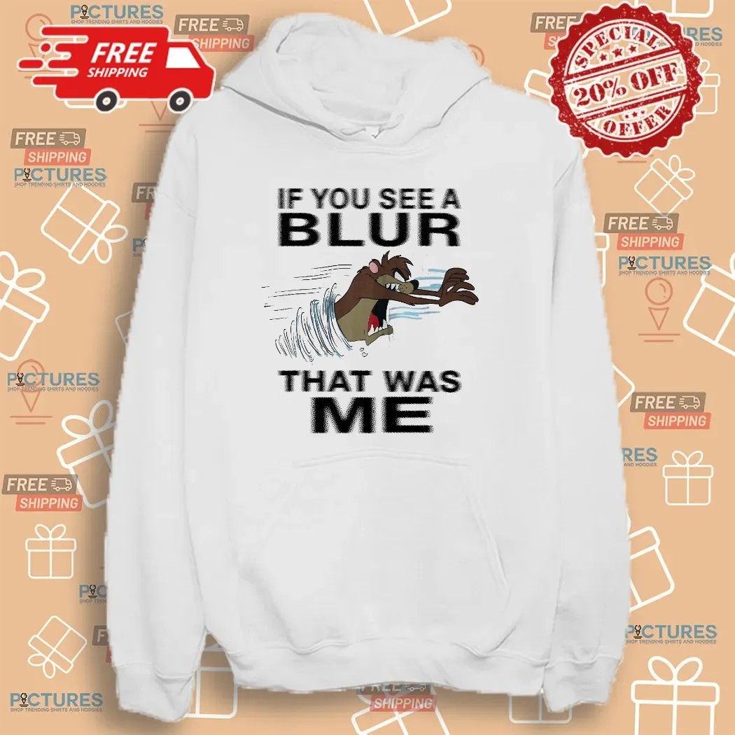 Taz Mania If You See A Blur That Was Me Looney Tunes Cartoon T Shirt