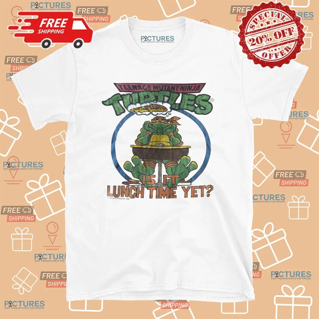 Teenage Mutant Ninja Turtles Is It Lunch Time Yet Vintage T Shirt