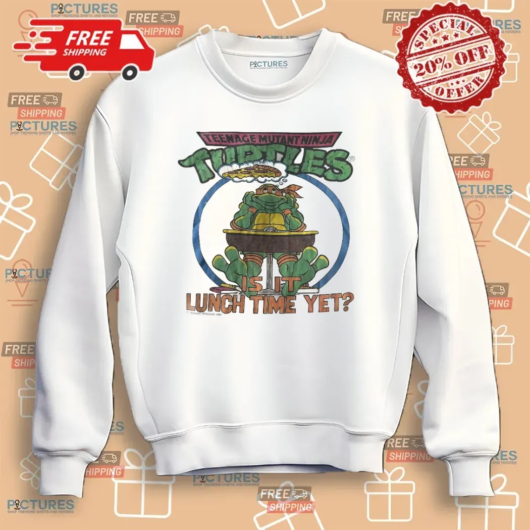 Teenage Mutant Ninja Turtles Is It Lunch Time Yet Vintage T Shirt