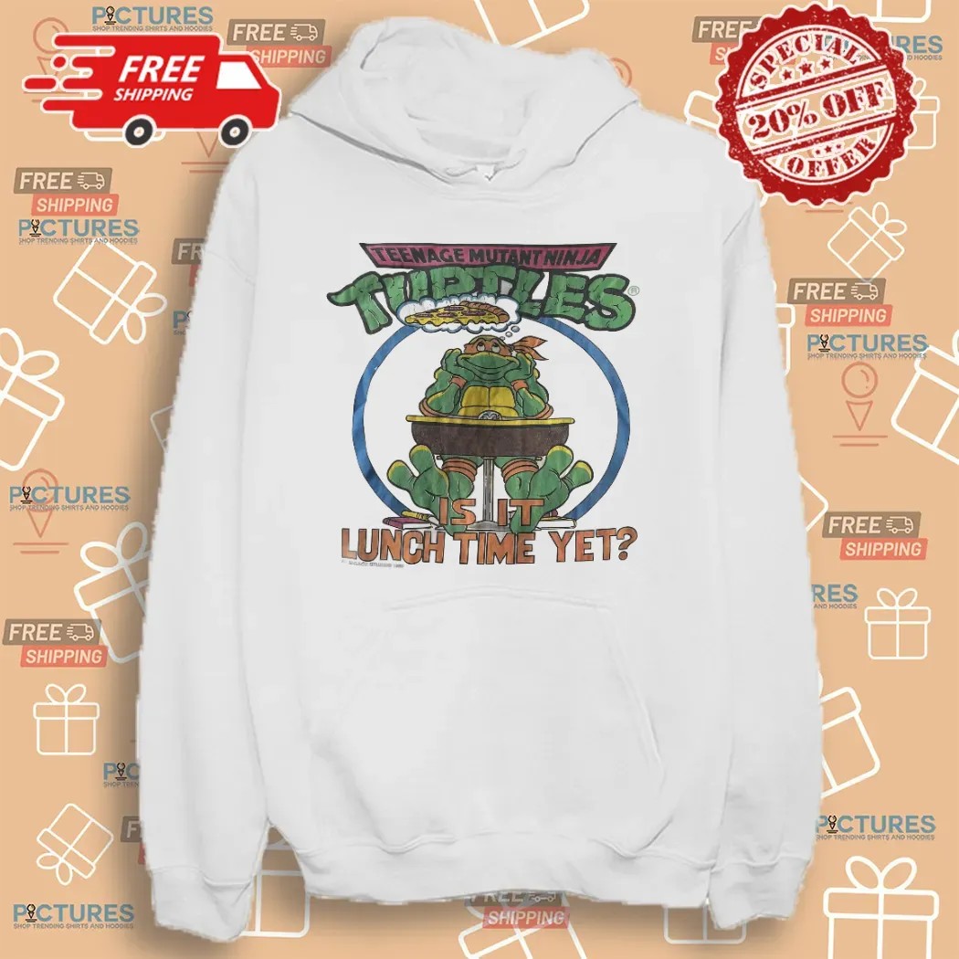 Teenage Mutant Ninja Turtles Is It Lunch Time Yet Vintage T Shirt