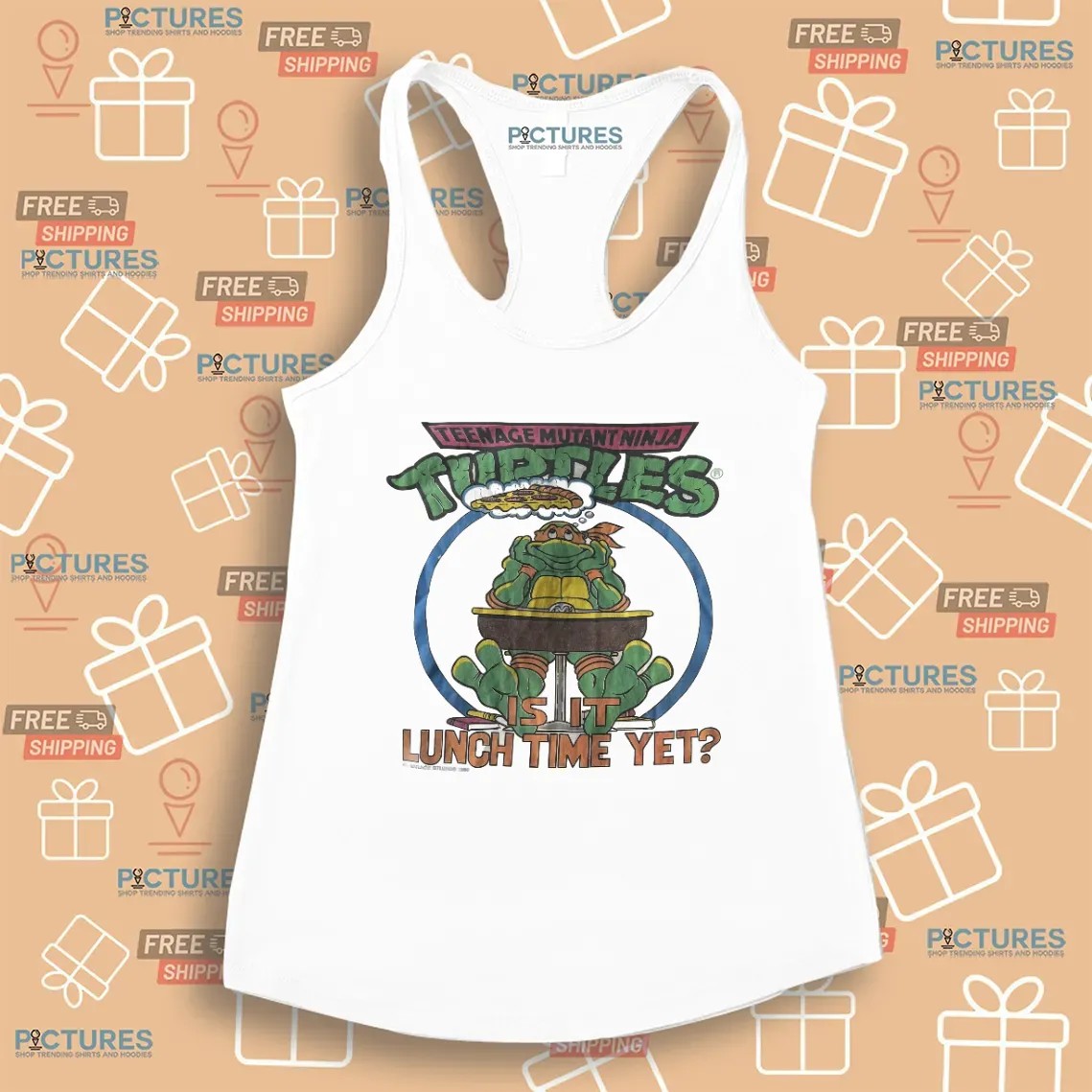 Teenage Mutant Ninja Turtles Is It Lunch Time Yet Vintage T Shirt
